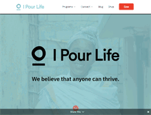 Tablet Screenshot of ipourlife.org